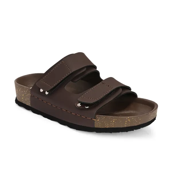 Brown_Synthetic_Leather_Breathable_Pu_Insole_Slipper_For_Men