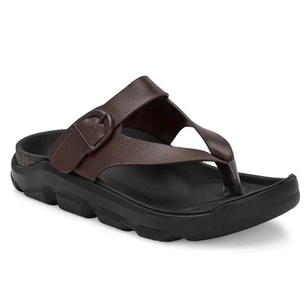 Brown_Synthetic_Leather_Breathable_Pu_Insole_Slipper_For_Men