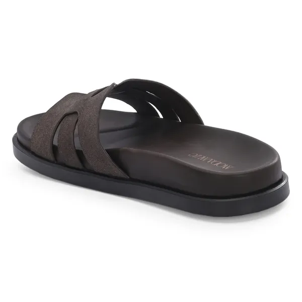 Brown_Synthetic_Leather_Breathable_Pu_Insole_Slipper_For_Women