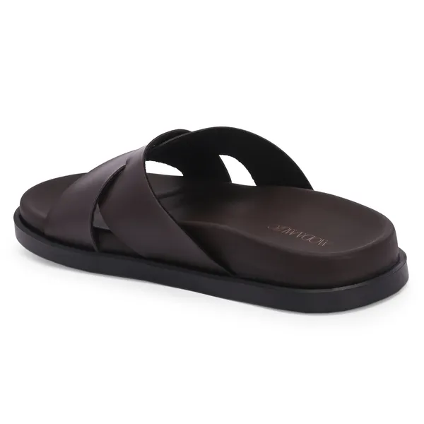 Brown_Synthetic_Leather_Breathable_Pu_Insole_Slipper_For_Women