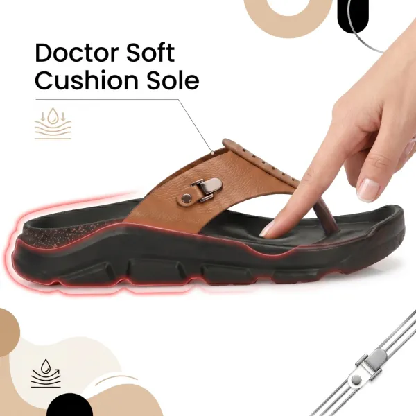 FRENCH_TAN_PU_VEGAN_leather_hand_crafted_DOCTOR_padded_to_keep_you_fit_in_all_modes_of_life.