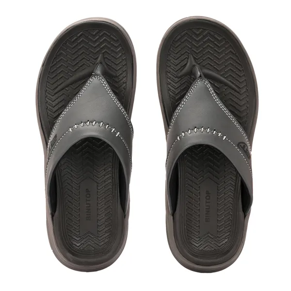 Grey_Synthetic_Leather_Mens_Sharpy_Slipper