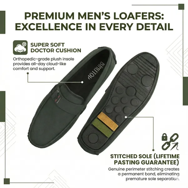 OLIVE_Soft_Cushined_Padded_Crafted_Olive_Shade_Loafers_