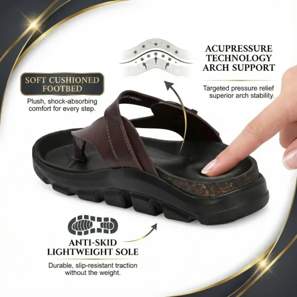 Brown_Synthetic_Leather_Breathable_Pu_Insole_Slipper_For_Men