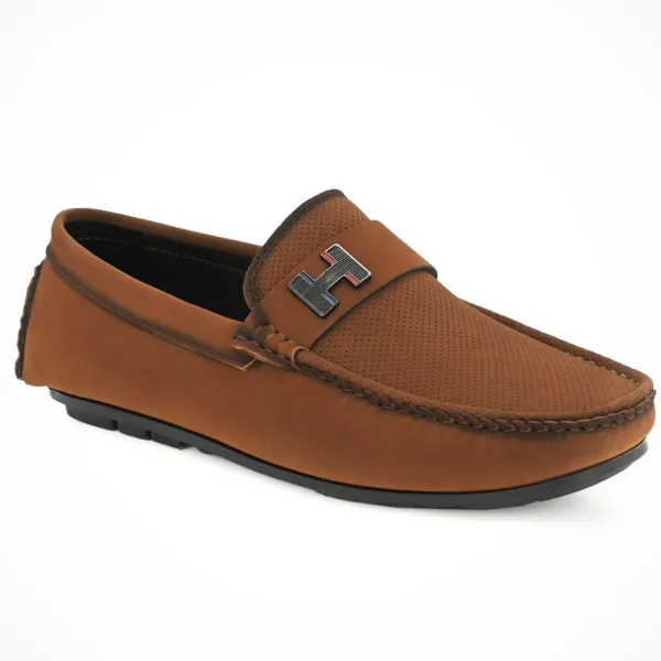 Tan_Soft_Cushined_Padded_Crafted_Black_Shade_Loafers