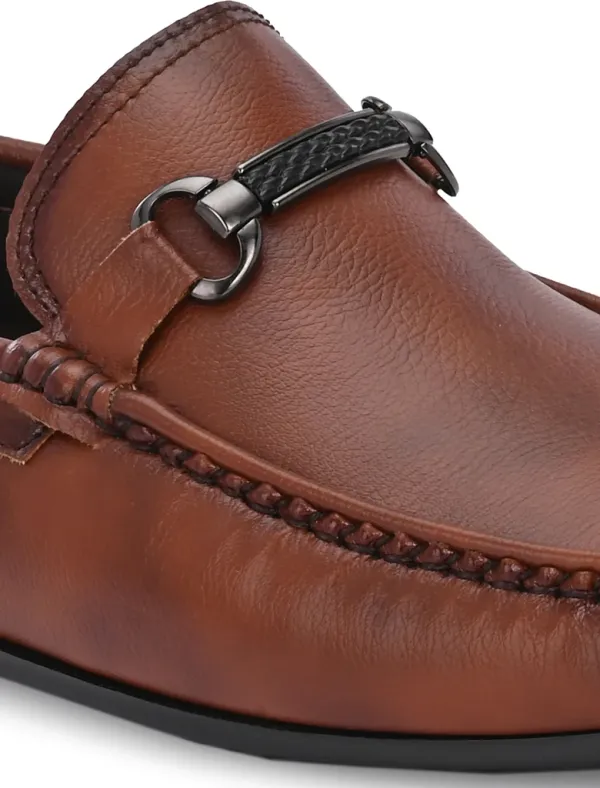 Tan_Soft_Cushioned_Padded_Crafted_Black_Loafers_