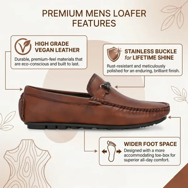 Tan_Soft_Cushioned_Padded_Crafted_Black_Loafers_