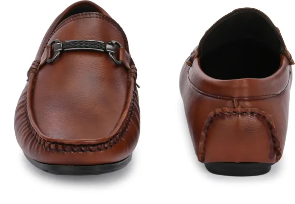 Tan_Soft_Cushioned_Padded_Crafted_Black_Loafers_