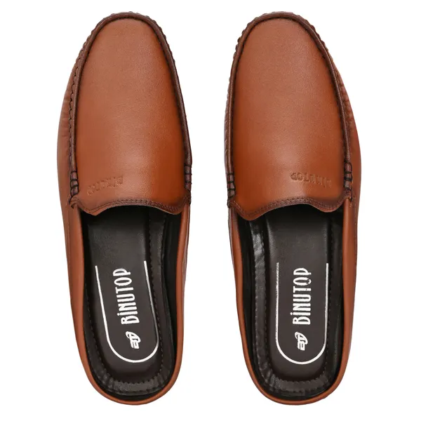 Tan_Synthetic_Leather_Mule_Loafers
