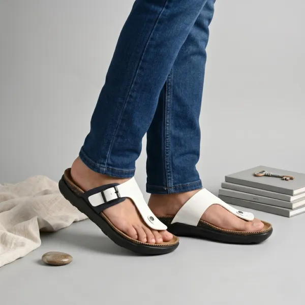 White_Synthetic_Leather_Breathable_Pu_Insole_Slipper_For_Men