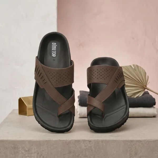 Brown_Synthetic_Leather_All_Seasons_Men_Slippers