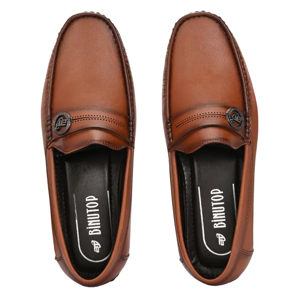 Tan_Synthetic_Leather_Stylish_Men_Loafers