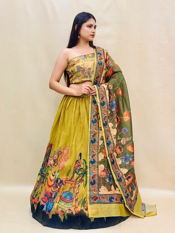 Chanderi_Fabric_Digital_Print_Lehenga_Choli_For_Women_&_Girls