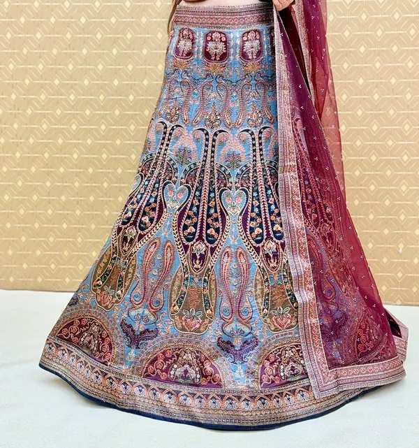 Chanderi_Fabric_Digital_Print_Lehenga_Choli_For_Women_&_Girls