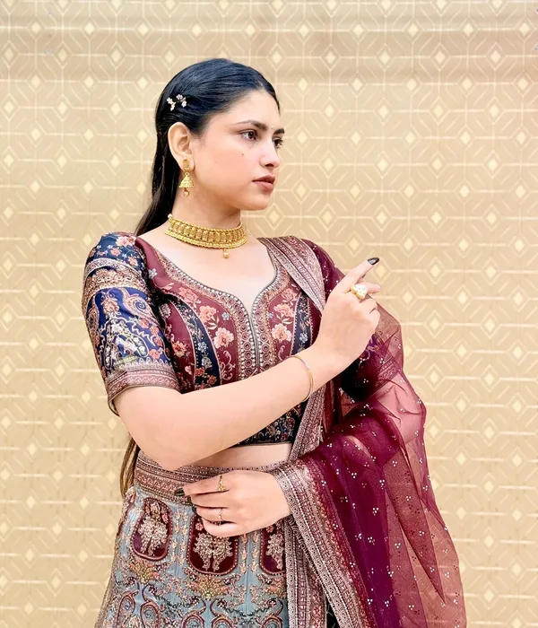 Chanderi_Fabric_Digital_Print_Lehenga_Choli_For_Women_&_Girls