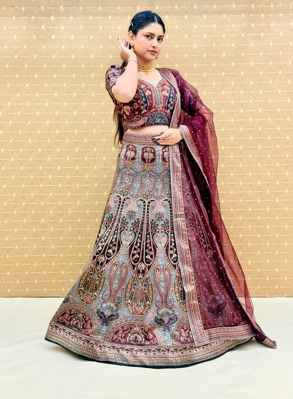 Chanderi_Fabric_Digital_Print_Lehenga_Choli_For_Women_&_Girls
