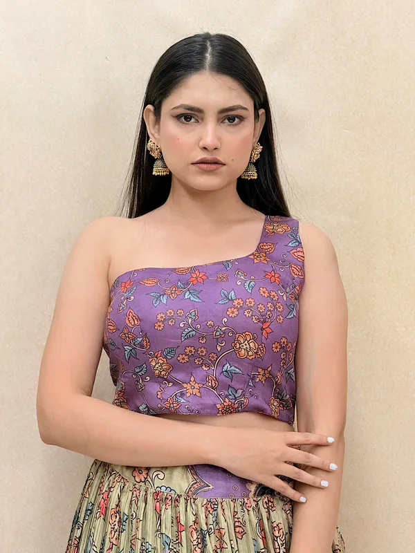 Purple_Tussar_Silk_Digital_Print_Lehenga_Choli_For_Women_&_Girls