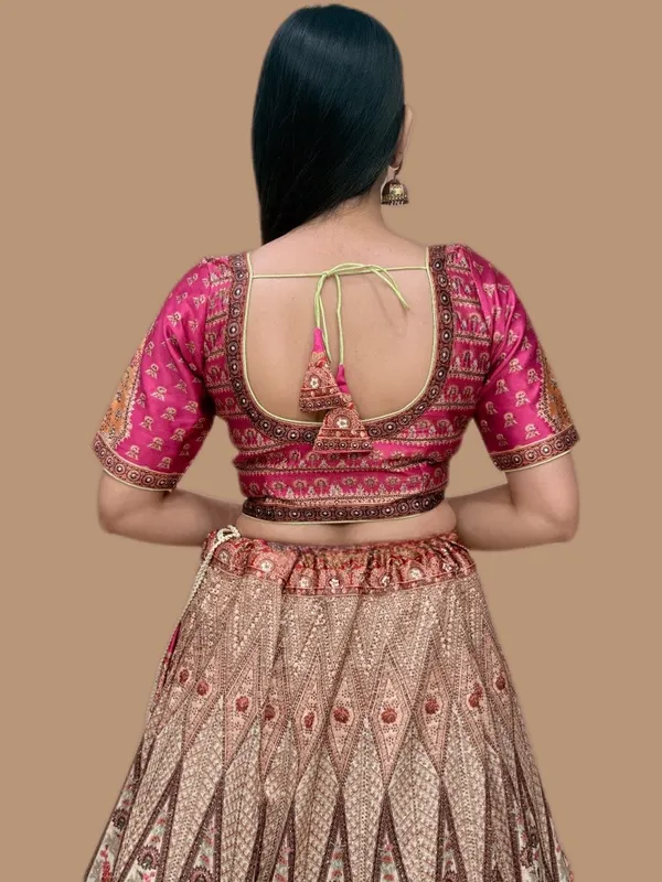 Pink_Swarovski_Stone_Work_Printed_Lehenga_Choli_For_Women_&_Girls