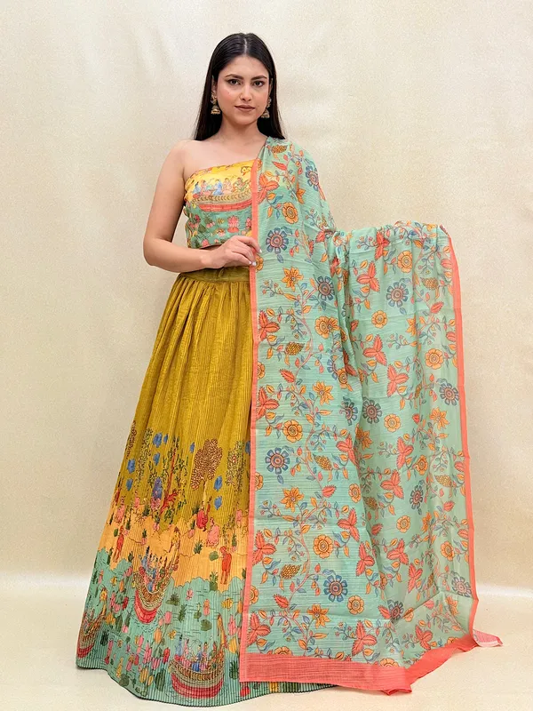Chanderi_Fabric_Digital_Print_Lehenga_Choli_For_Women_&_Girls