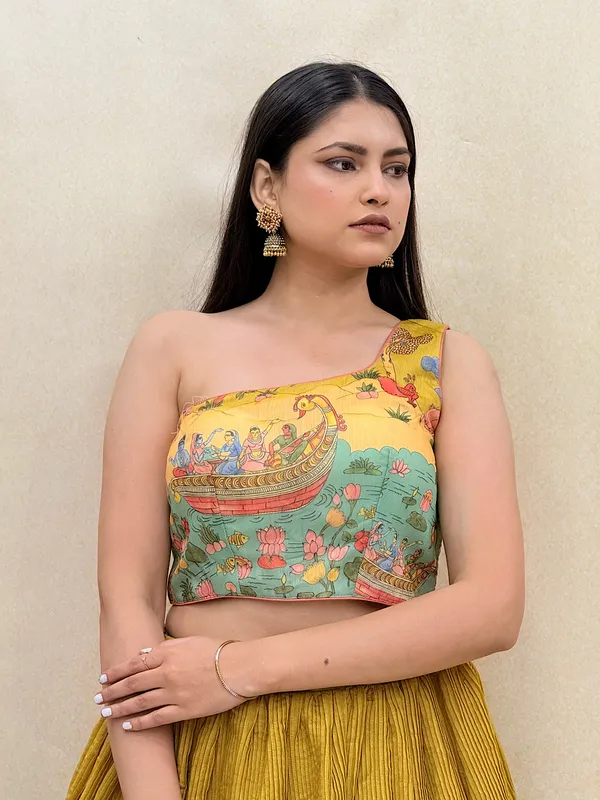 Chanderi_Fabric_Digital_Print_Lehenga_Choli_For_Women_&_Girls