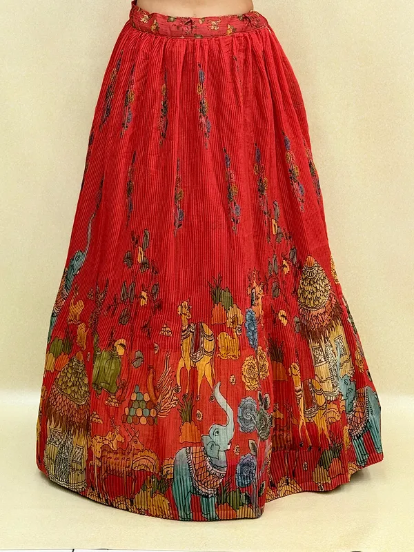 Red_Chanderi_Fabric_Digital_Print_Lehenga_Choli_For_Women_&_Girls