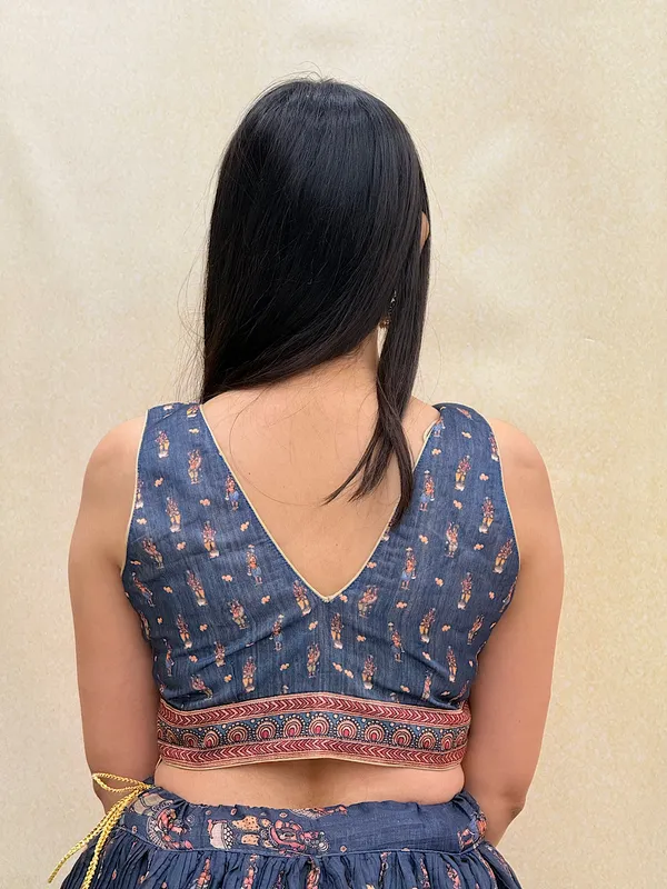 Blue_Chanderi_Fabric_Digital_Print_Lehenga_Choli_For_Women_&_Girls