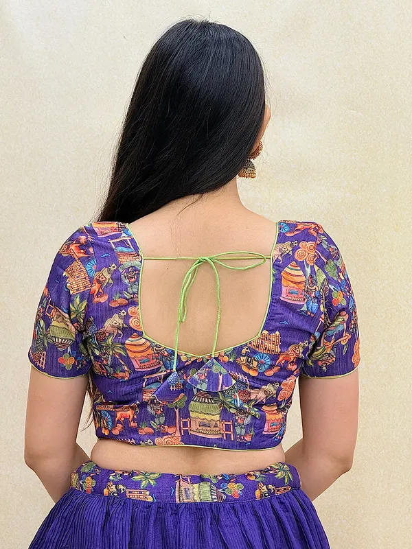 Purple_Chanderi_Fabric_Digital_Print_Lehenga_Choli_For_Women_&_Girls