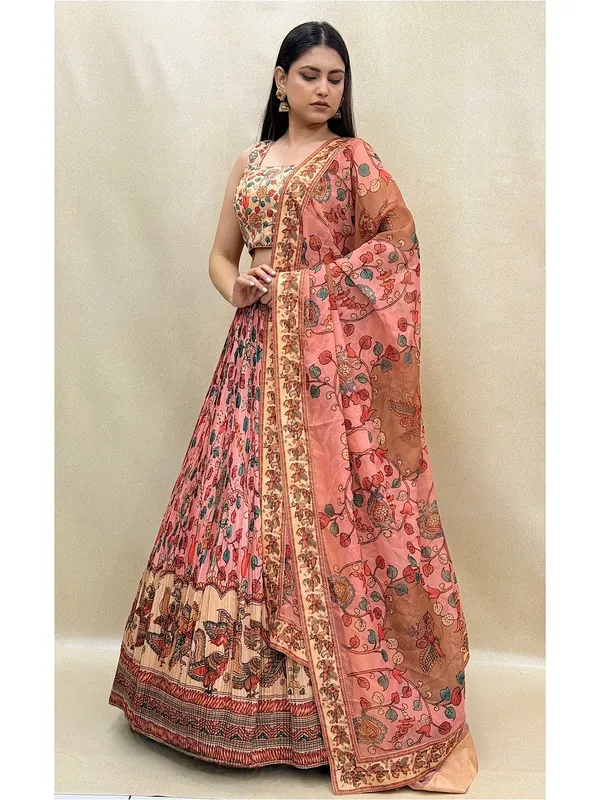 Tussar_Silk_Digital_Print_Lehenga_Choli_For_Women_&_Girls