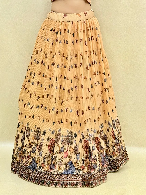 Chanderi_Fabric_Digital_Print_Lehenga_Choli_For_Women_&_Girls
