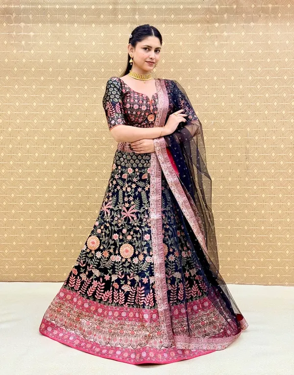 Chanderi_Fabric_Digital_Print_Lehenga_Choli_For_Women_&_Girls