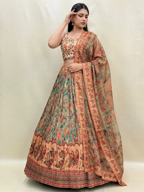 Tussar_Silk_Digital_Print_Lehenga_Choli_For_Women_&_Girls