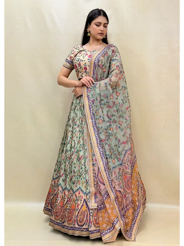 Tussar_Silk_Digital_Print_Lehenga_Choli_For_Women_&_Girls