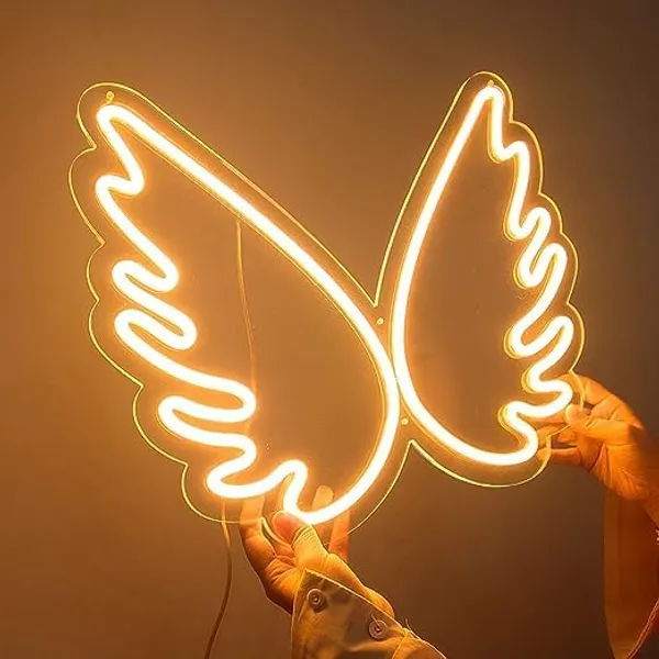 Multicolour_Led_Neon_Wings_Light_Decor,_Feathers_Wing_Light_Design_For_Wall_Decoration,_Selfie_Booth_|_Neon_Light_Plate_(24_By_24_Inches)
