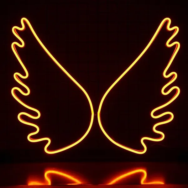 Multicolour_Led_Neon_Wings_Light_Decor,_Feathers_Wing_Light_Design_For_Wall_Decoration,_Selfie_Booth_|_Neon_Light_Plate_(24_By_24_Inches)