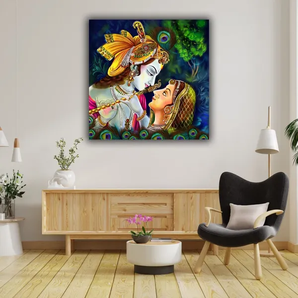Multicolour_Beautiful_Canvas_Radha_Krishna_Paintings_For_Living_Room_|_Bedroom_Painting_Frame_Big_Size_(With_Wooden_Frame)_(24_By_24_Inches)