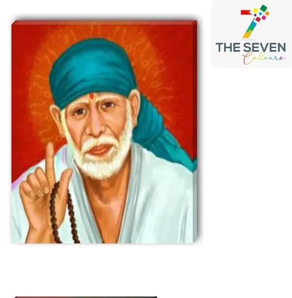 Multicolour_Beautiful_Canvas_Sai_Baba_Paintings_For_Living_Room_|_Bedroom_|_Office_Walls_Big_Size_(With_Frame)_(24_By_36_Inches)