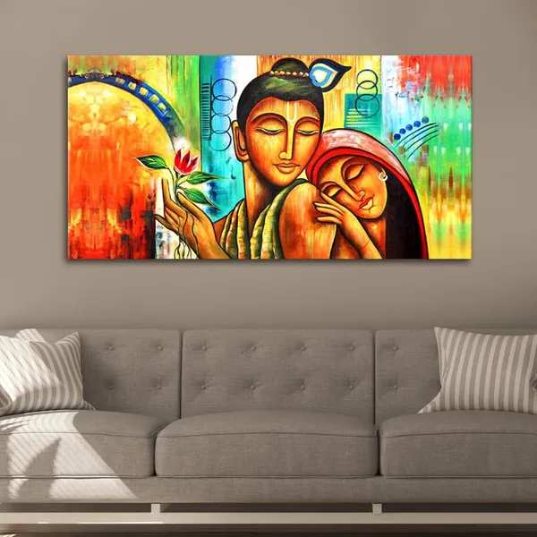 Multicolour_Radha_Krishna_Painting_Canvas_Frame_Big_Size_Wall_Frame_For_Living_Room_Wall_Decor_|_Canvas_Painting_|_Home_Decoration_|_Office_Walls_Decor_(Ready_To_Hang)_(60_By_30_Inches)