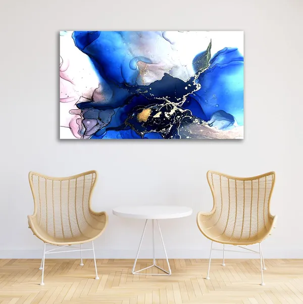 Multicolour_Abstract_Canvas_Painting_Wall_Decor_Colourful_Pattern_|_Canvas_Painting_|_Large_Size_Painting_|_Modern_Wall_Art_(With_Frame)_(Ready_To_Hang)_(48_By_24_Inches)