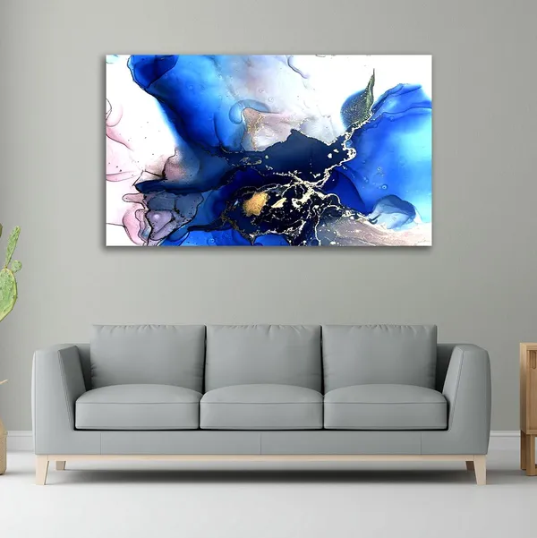 Multicolour_Abstract_Canvas_Painting_Wall_Decor_Colourful_Pattern_|_Canvas_Painting_|_Large_Size_Painting_|_Modern_Wall_Art_(With_Frame)_(Ready_To_Hang)_(48_By_24_Inches)