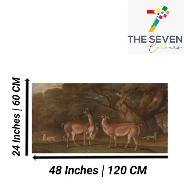 Multicolour_Beautiful_Canvas_Painting_A_Deer_Family_Wall_Frame_Wall_Decor_For_Living_Room_|_Big_Large_Size_Wall_Painting_Frame_|_Canvas_Painting_(Ready_To_Hang)_(60_By_30_Inches)