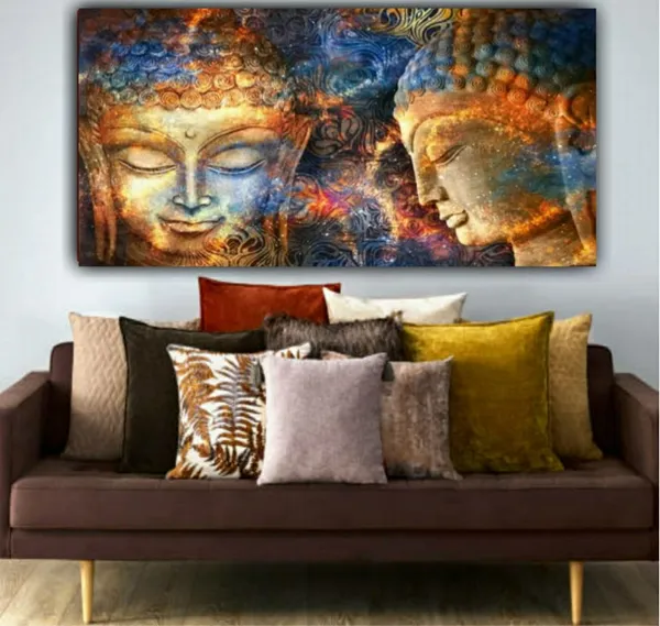 Multicolour_Meditating_Buddha_Painting_Canvas_Wall_Art_For_Living_Room_(With_Wooden_Framing)_(36_By_24_Inches)