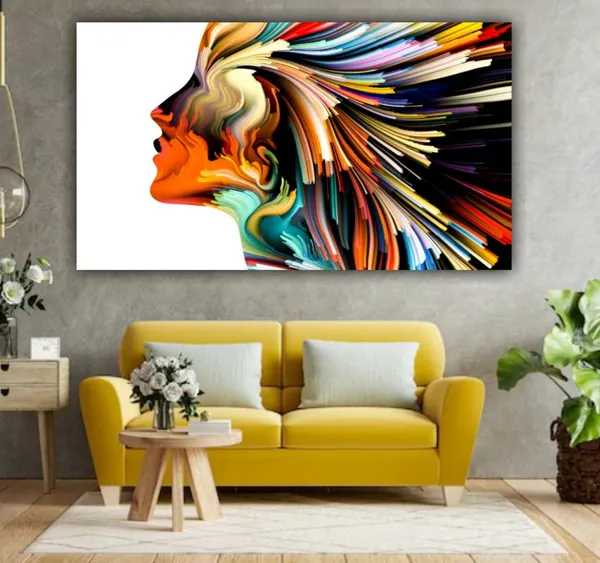Multicolour_Canvas_Paintings_For_Living_Room_Colours_Of_Imagination_Abstract_Wall_Modern_Art_Painting_For_Bedroom_Office_Walls_(With_Frame)_(60_By_30_Inches)