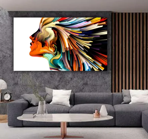 Multicolour_Canvas_Paintings_For_Living_Room_Colours_Of_Imagination_Abstract_Wall_Modern_Art_Painting_For_Bedroom_Office_Walls_(With_Frame)_(60_By_30_Inches)