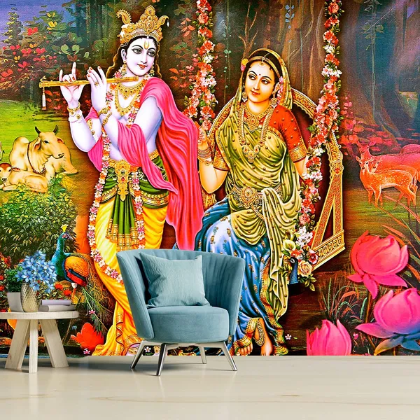 Multicolour_Self_Adhesive_Wallpapers_Radha_Krishna_Vinyl_Stickers_Decals_For_Wall_Decors_|_Home_Decoration_|_Bedroom_|_Office_Walls_(120X144_Inches)