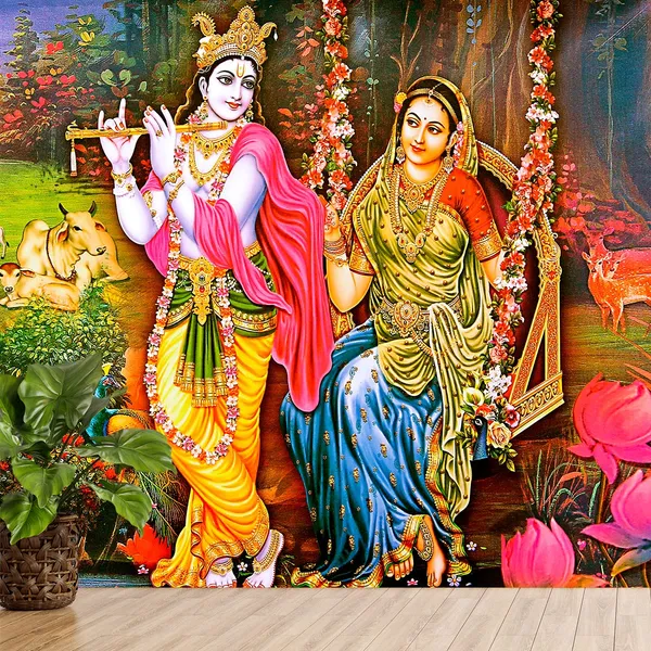 Multicolour_Self_Adhesive_Wallpapers_Radha_Krishna_Vinyl_Stickers_Decals_For_Wall_Decors_|_Home_Decoration_|_Bedroom_|_Office_Walls_(120X144_Inches)