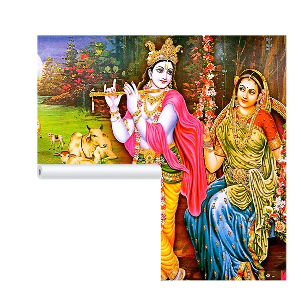 Multicolour_Self_Adhesive_Wallpapers_Radha_Krishna_Vinyl_Stickers_Decals_For_Wall_Decors_|_Home_Decoration_|_Bedroom_|_Office_Walls_(120X144_Inches)