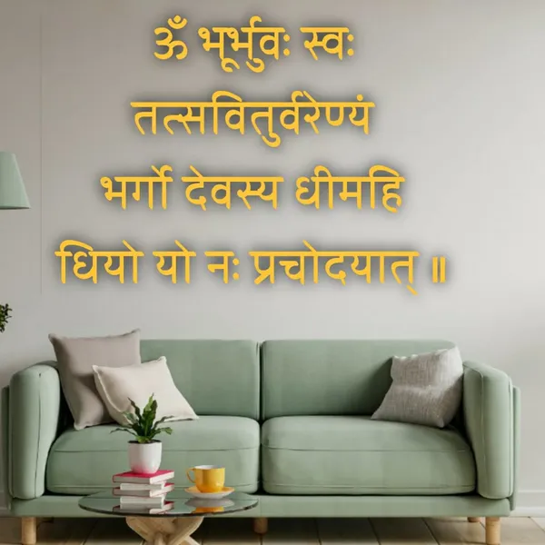 Golden_Beautiful_3D_Golden_Acrylic_Letters_Gayatri_Mantra_Om_Bhur_Bhuva_Swah_Ancient_Vedic_Sanskrit_Self_Ahesive_Solid_Texts_For_Wall_And_Home_Decor_(24X24_Inches)