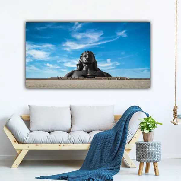 Multicolour_Shiva_Painting_With_Frame_For_Living_Room_Wall_Decoration_Adiyogi_Big_Size_Large_Canvas_Photo_Frame_For_Home_Decoration_|_Bedroom_|_Office_Walls_(48_By_24_Inches)