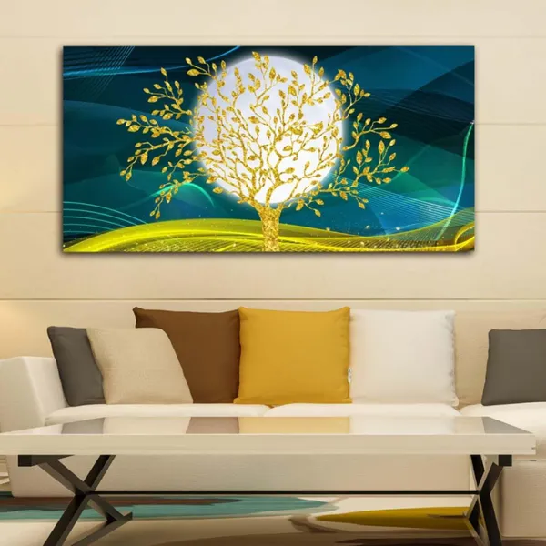 Multicolour_Beautiful_Landscape_Golden_Tree_Canvas_Painting_Wall_Frame_Wall_Decor_For_Living_Room,_Modern_Art_Painting_(Ready_To_Hang)_(48_By_24_Inches)