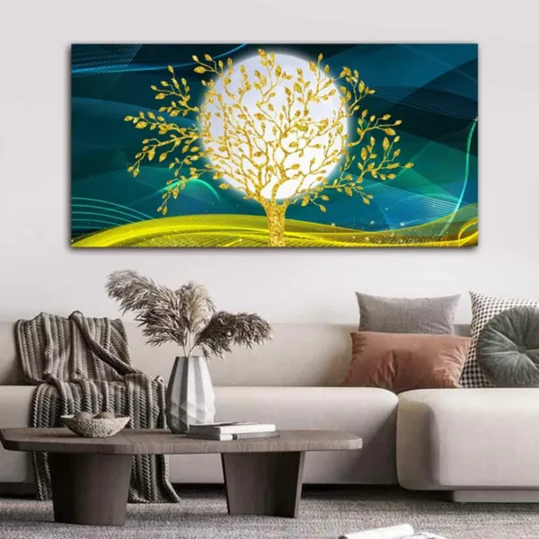 Multicolour_Beautiful_Landscape_Golden_Tree_Canvas_Painting_Wall_Frame_Wall_Decor_For_Living_Room,_Modern_Art_Painting_(Ready_To_Hang)_(48_By_24_Inches)